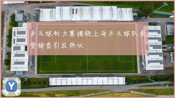 乒乓球耐力赛揭晓上海乒乓球队荣登榜首引发热议